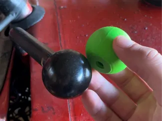 Lever ball 10mm thread