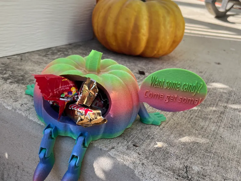Cute Pumpkin Candy Bowl