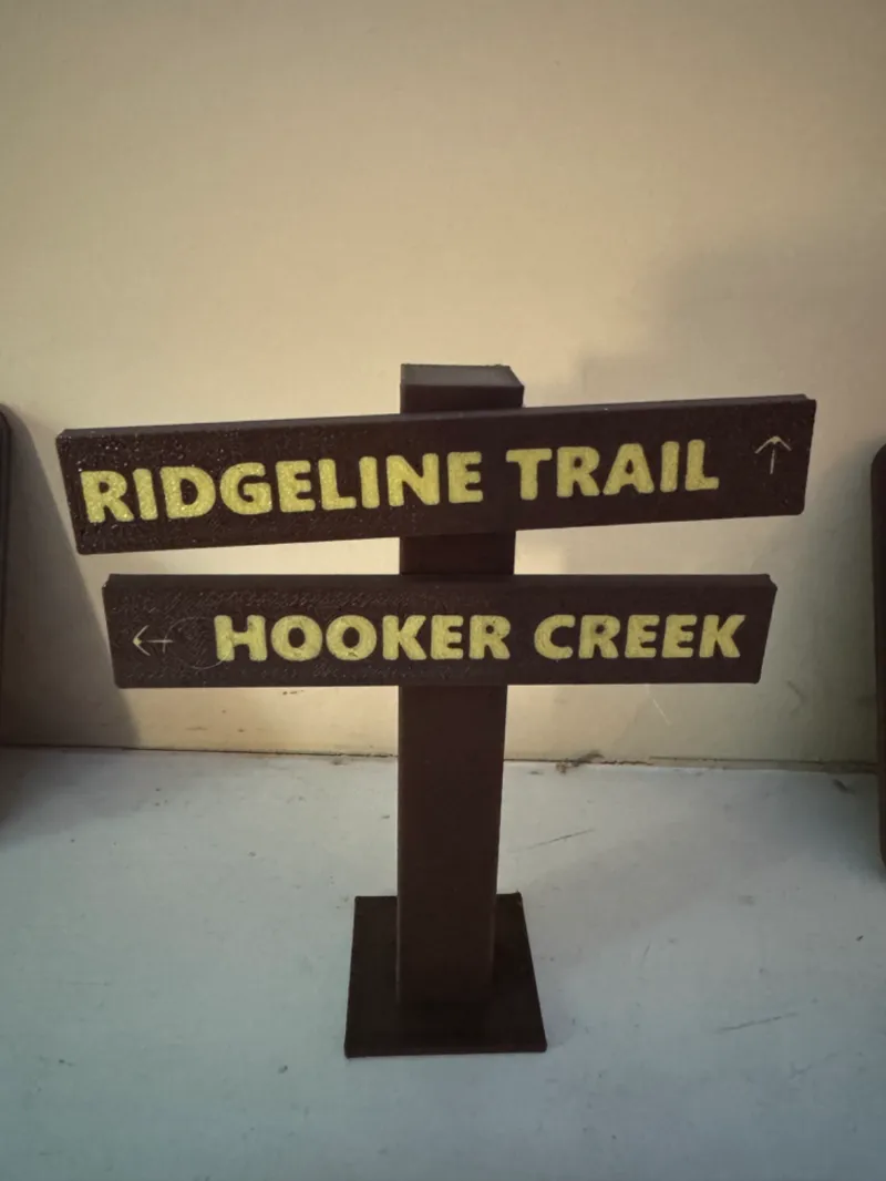 Dupont State Forest Trail Sign