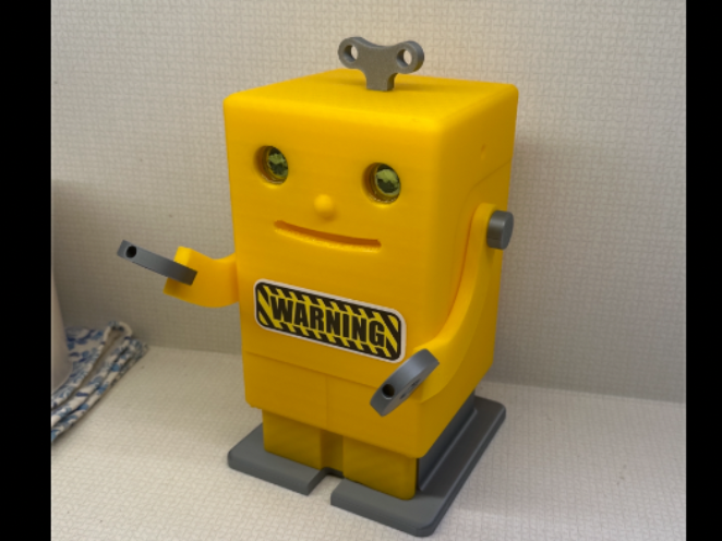 Robot Desk Organizer 3D model by RestoreDoctor