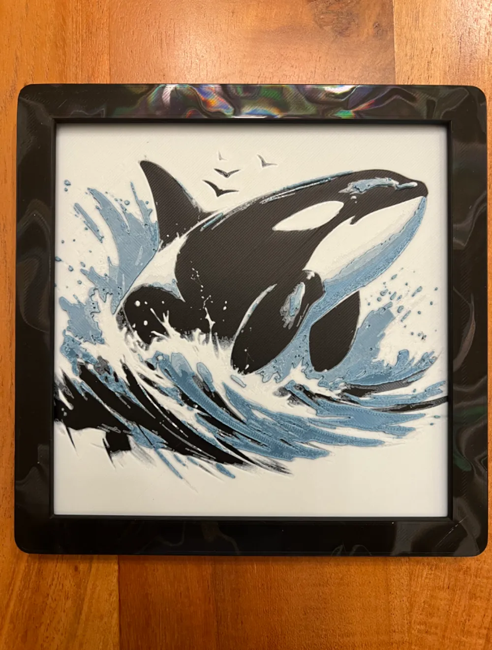 Orca with Blue Water