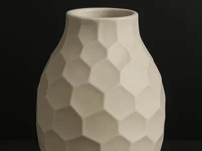 Modern Hexagonal Vase