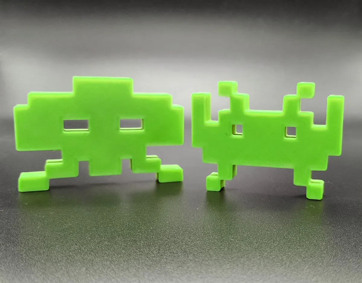 Figurines Space Invaders - 2 aliens