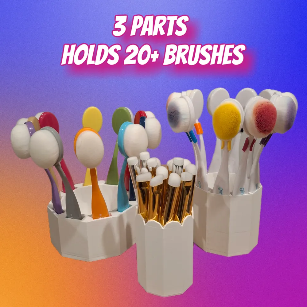 Blending Brush Holder v2 - Free 3D Print Model - MakerWorld