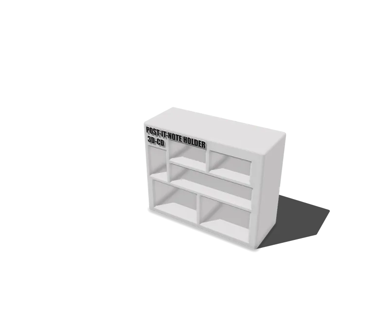 Post-It-Note Storage holder 