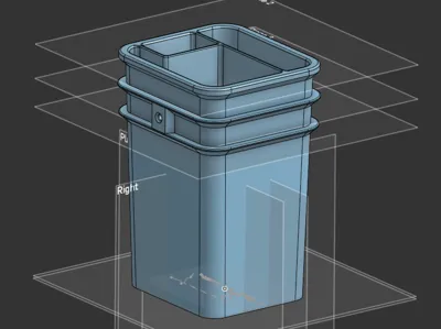 Pottery Ribs Mini Bucket
