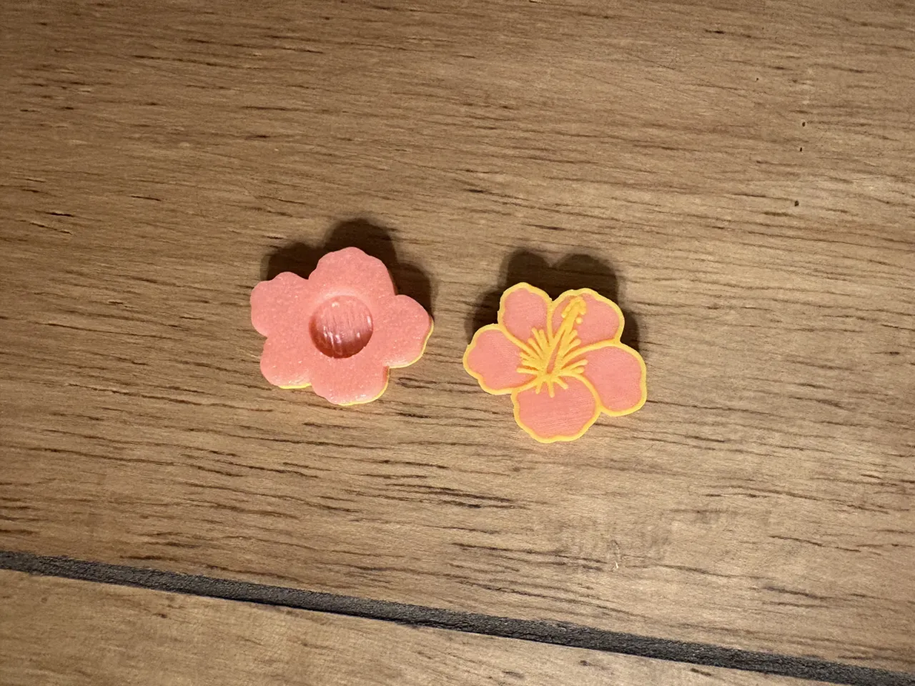 Hibiscus Flower Stud Earring view 3