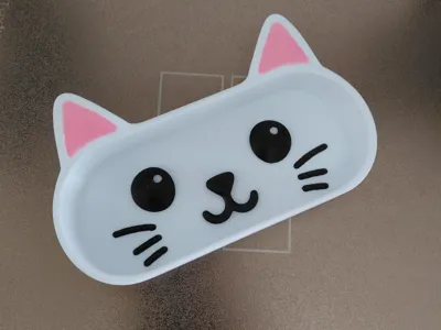 Cute Cat Tray The most meow-velous Glasses Holder!