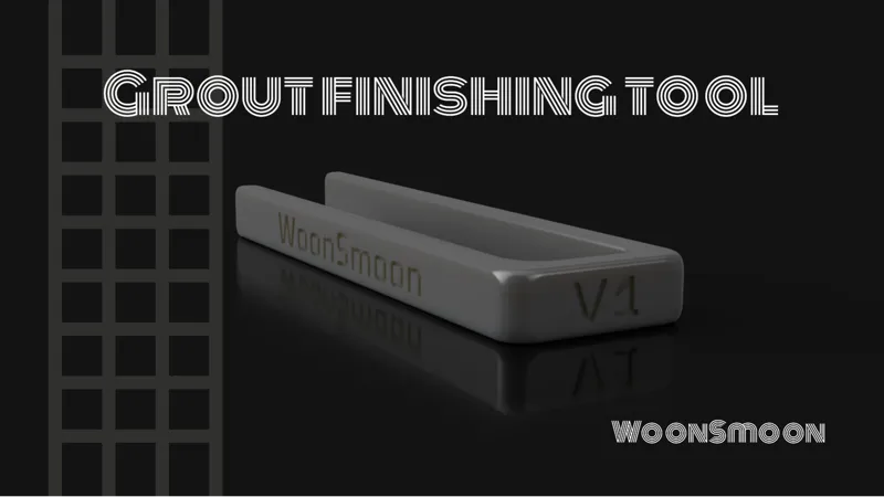 Grout finishing tool