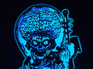 Mars attacks lightbox  B&W