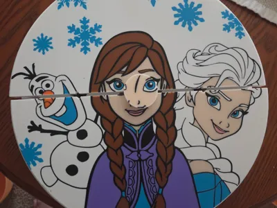 3DTMT Anna Elsa & Olaf Wheel