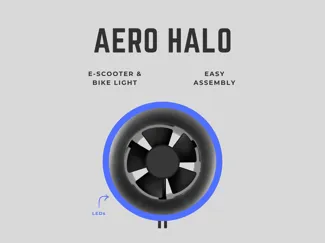 AeroHalo - Micro Wind Turbine with LED Ring