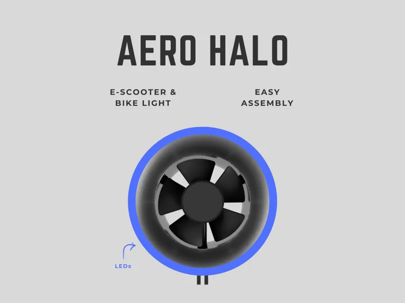 AeroHalo - Micro Wind Turbine with LED Ring