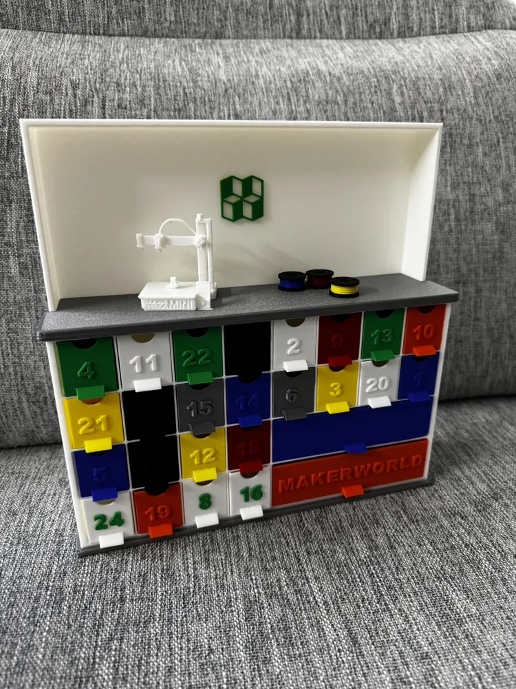 Advent Calendar MakerWorld - Free 3D Print Model - MakerWorld