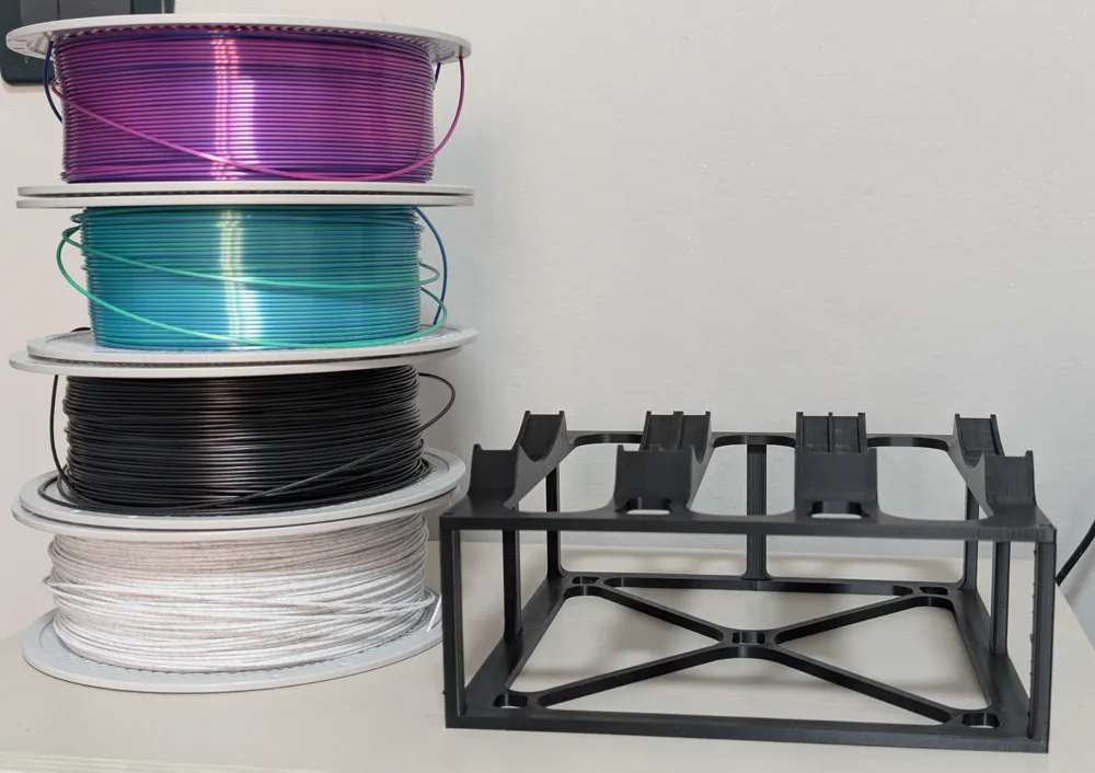 UNIVERSAL FILAMENT SPOOL RACK - Free 3D Print Model - MakerWorld