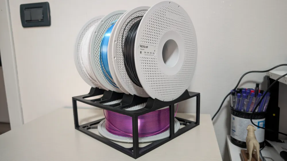UNIVERSAL FILAMENT SPOOL RACK - Free 3D Print Model - MakerWorld
