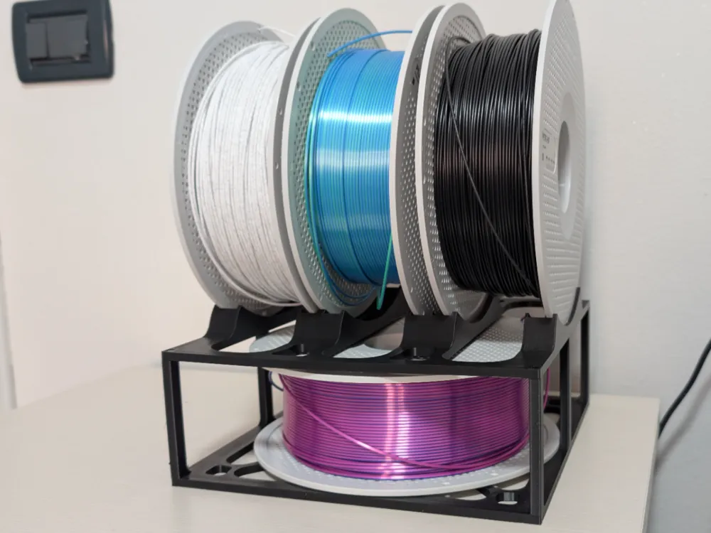 UNIVERSAL FILAMENT SPOOL RACK - Free 3D Print Model - MakerWorld
