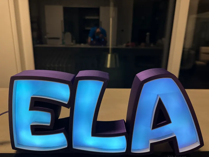 ELA LED Lampe by T-D3SIGN