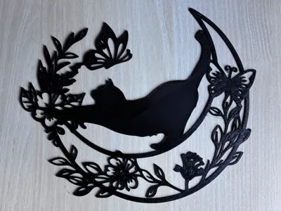 The Cat and the Moon
