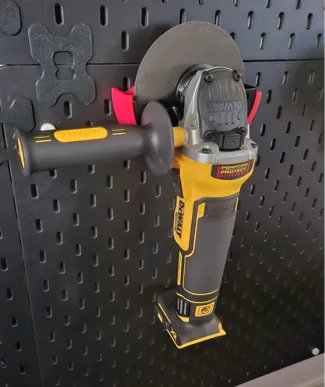 Skadis angle grinder holder