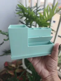Range-brosses à dents modulable avec plateau — photo 3