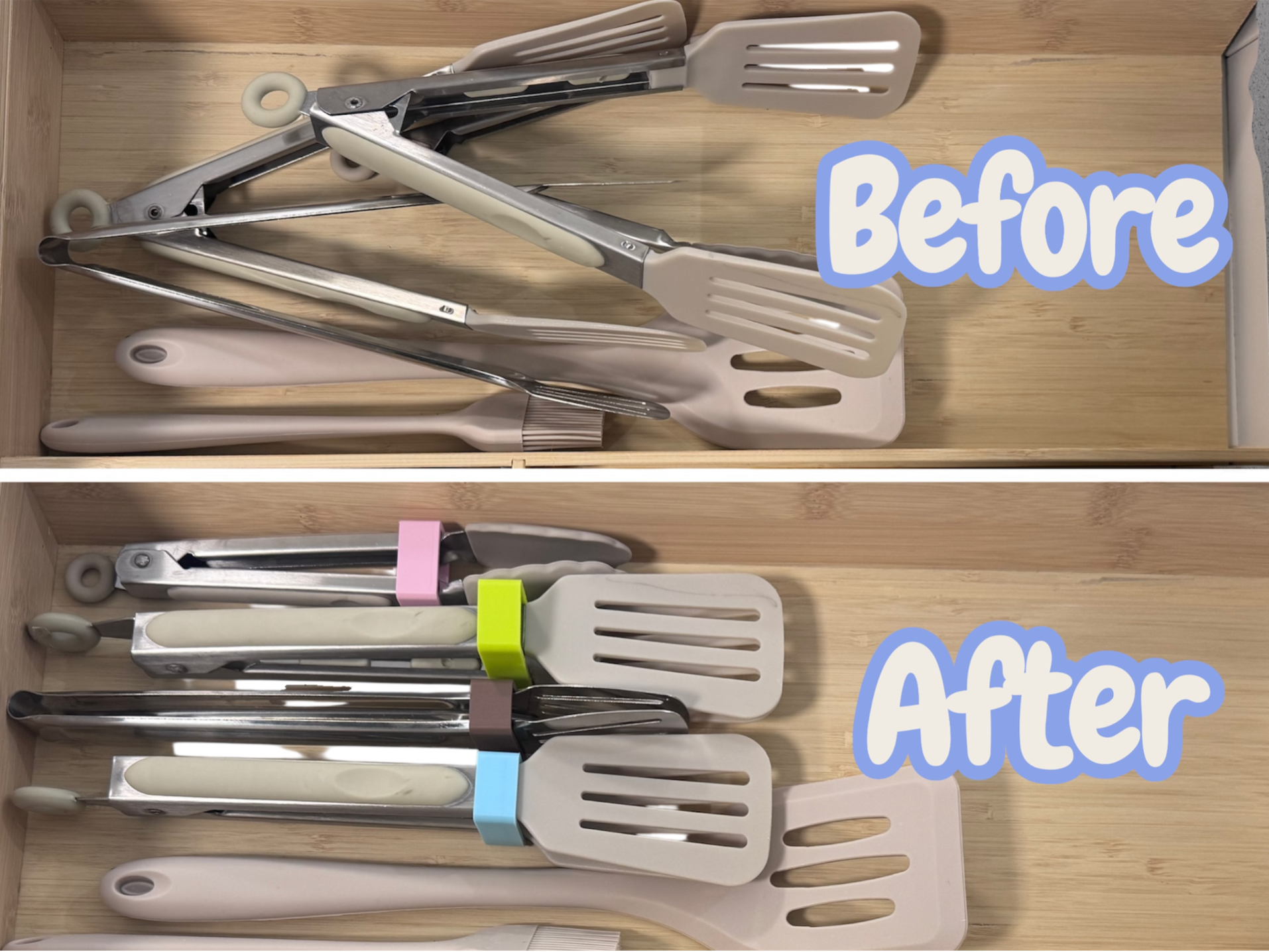 TongClips – Kitchen Tong Organizer (15 mins)