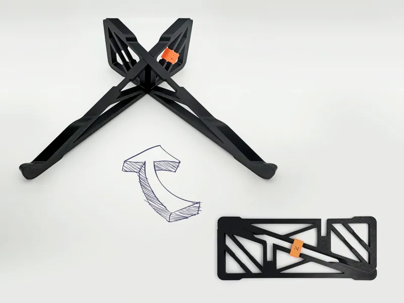 便携式笔记本支架  Portable laptop stand