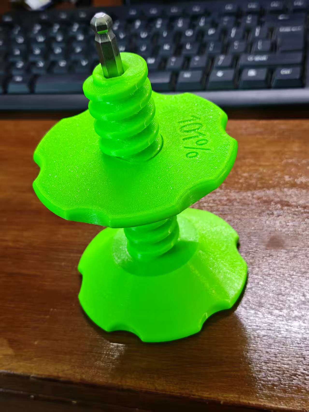 Optimized for smooth operation, nut enlarged to 101%