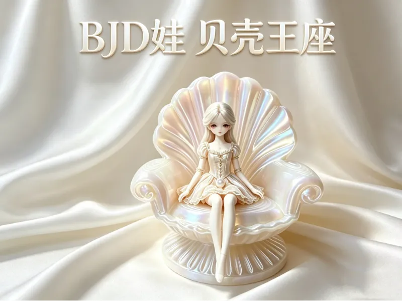 贝壳底座 BJD娃椅 手办椅 底座