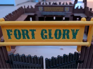 Playmobil Fort Glory (3806) gate sign