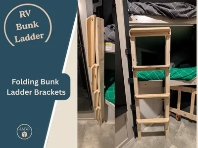 RV Folding Bunk Ladder Brackets