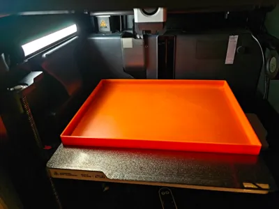 Simple Tray - 254 x 200mm - Made to fit on P1S/P2S