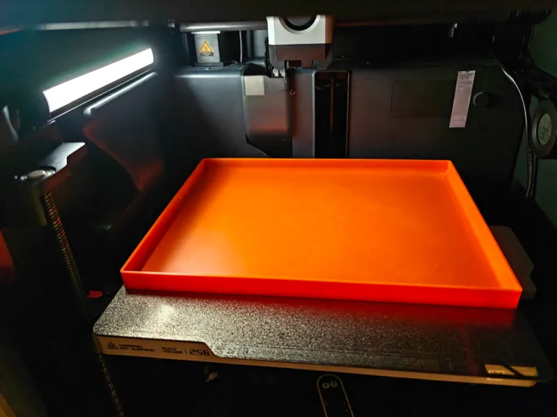 Simple Tray - 254 x 200mm - Made to fit on P1S/P2S