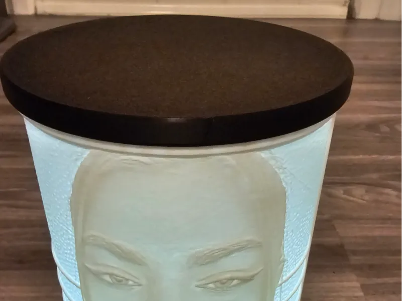 Deckel Für Lithophan Rundlampe