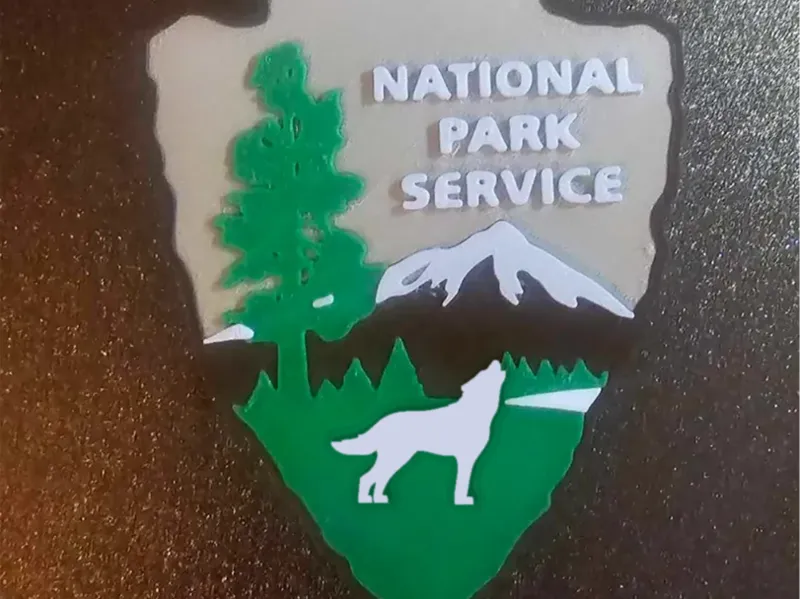 National Park Service Wolf Sign
