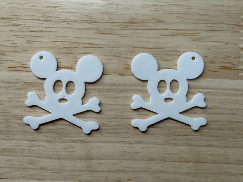 Mickey Crossbone Earrings