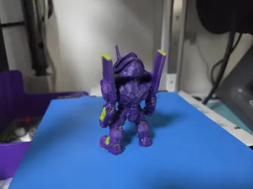 Figura decorativa: Neon Genesis Evangelion - Chibi EVA Unit‑01 — vista de referencia 3