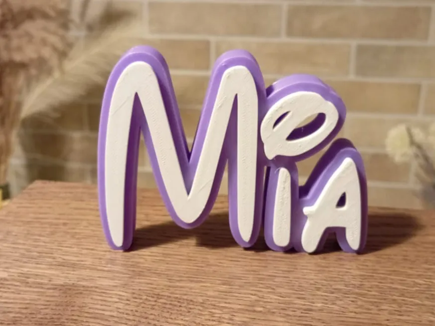 Mia Disney Name Letter shelf decorative room art by Fabbiotto ...