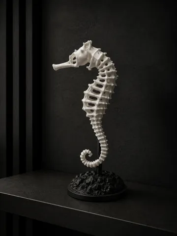 Adorno temático: Skeleton Seahorse — vista de referencia 2