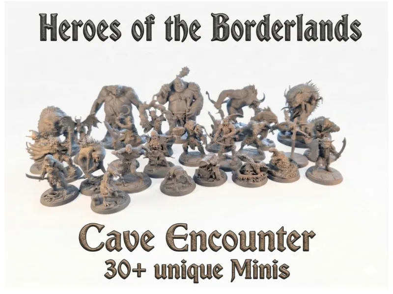 Caves Encounter Set - DnD Heroes of the Borderland