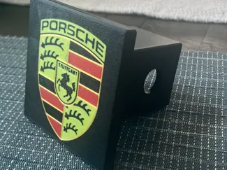 Porsche hitch cover