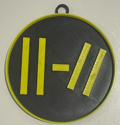 Twenty one pilots Trench keychain