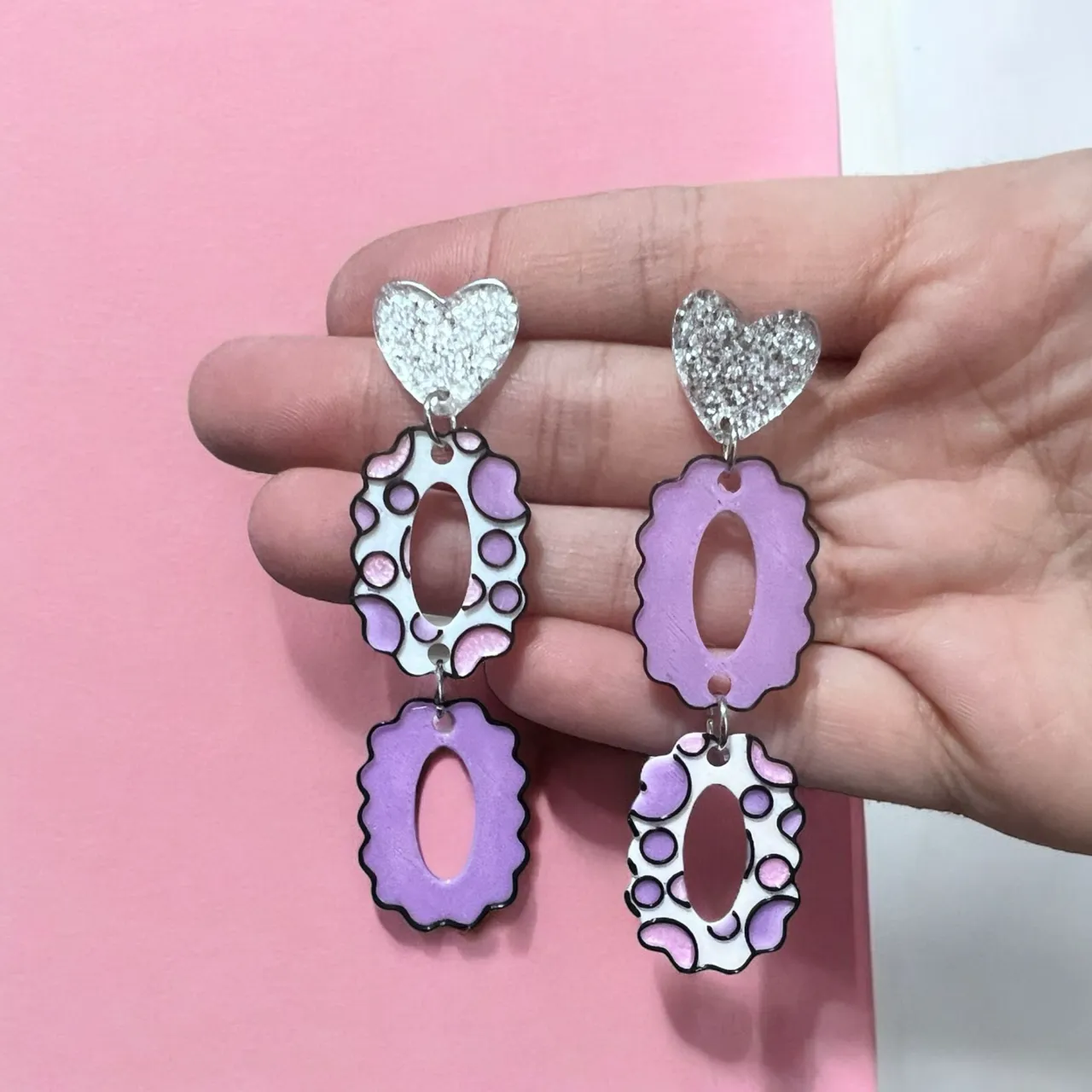 Pendientes con circulos view 2