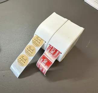 Sticker Dispenser for small busniesses