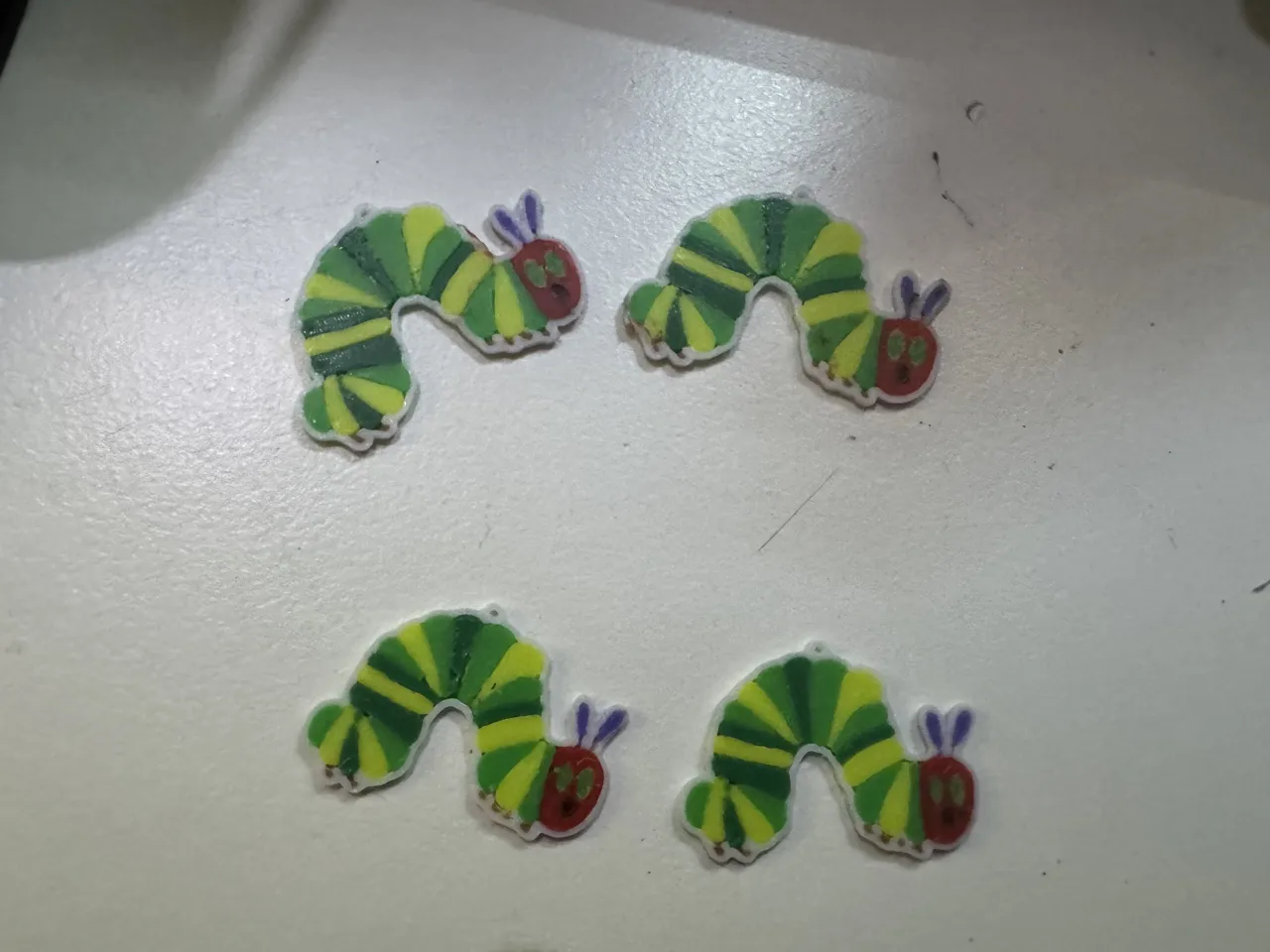 The Very Hungry Caterpillar Earrings - 2 Sizes view 4
