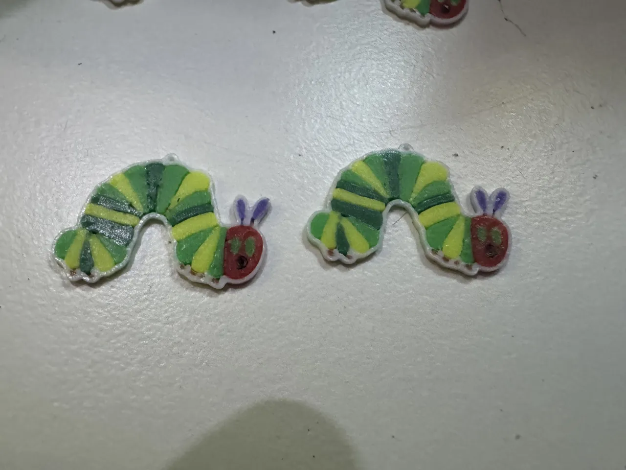 The Very Hungry Caterpillar Earrings - 2 Sizes view 3