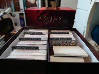 Dividers for Ashes Reborn Red Rain expansions.