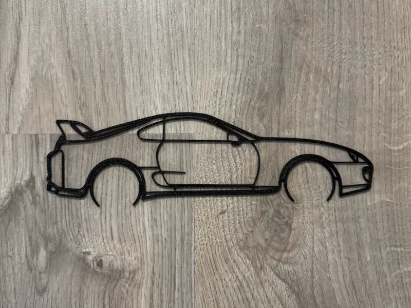 Toyota Supra MK4 silhouette