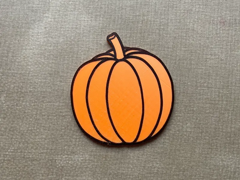 Pumpkin coaster