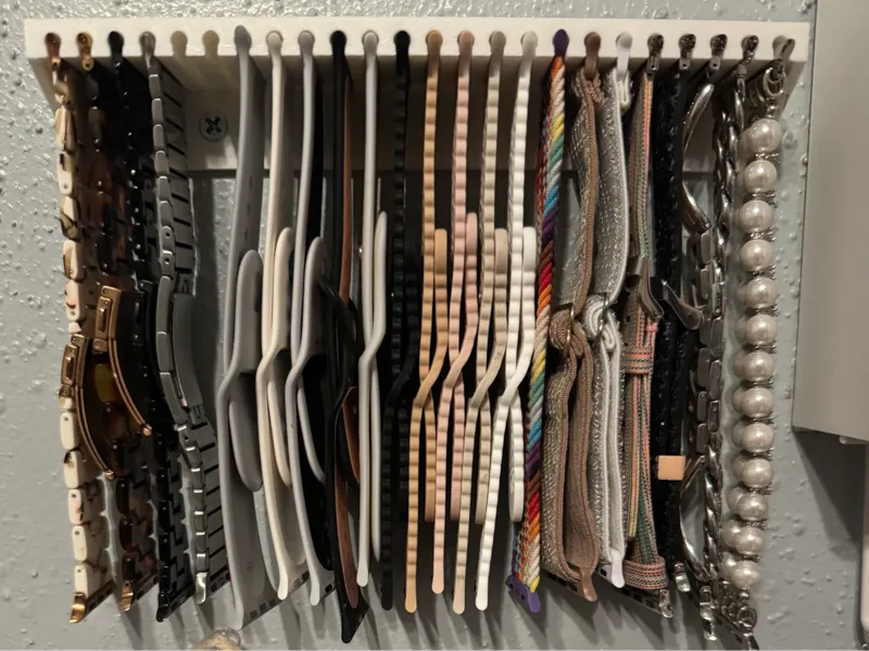 Apple watch band holder & shelf